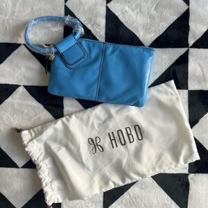 NWT HOBO Bags Sable Wristlet in Tranquil Blue